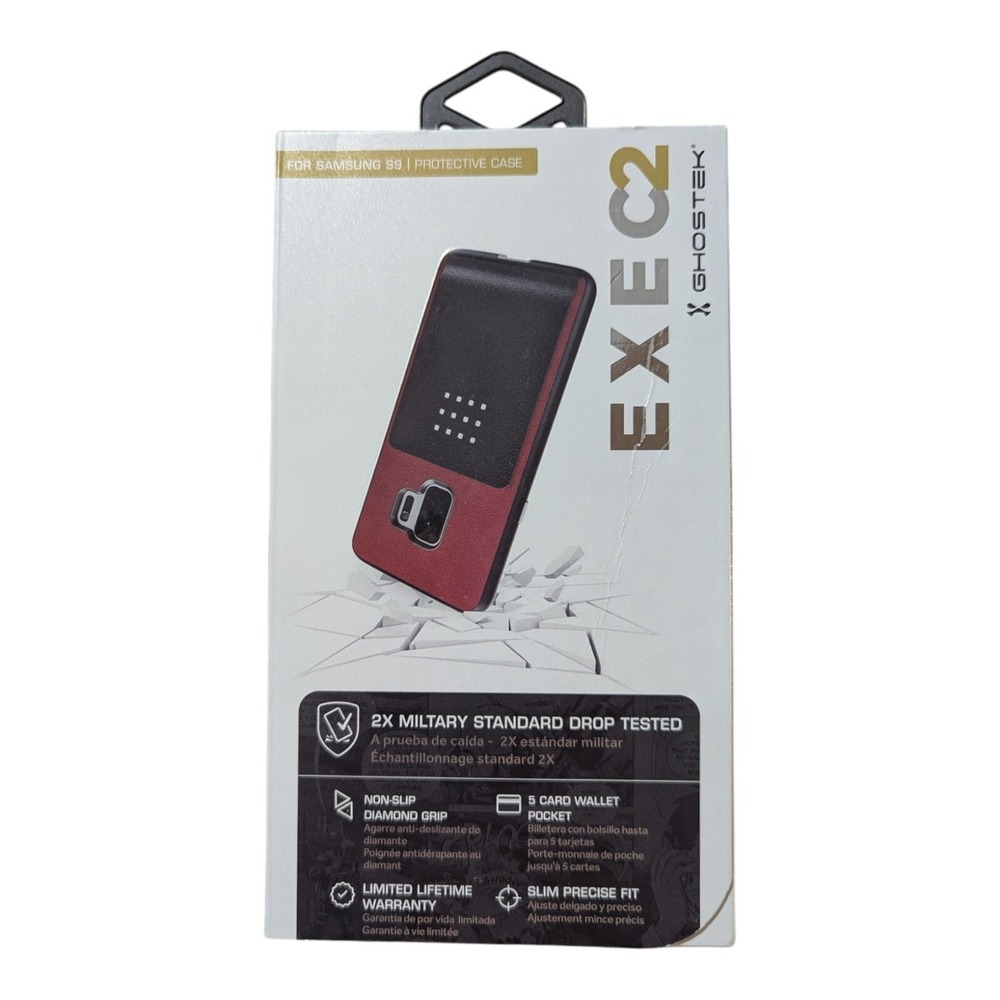H2. Ghostek EXEC2 Card Holder Wallet Case for Samsung Galaxy S9 - Brown